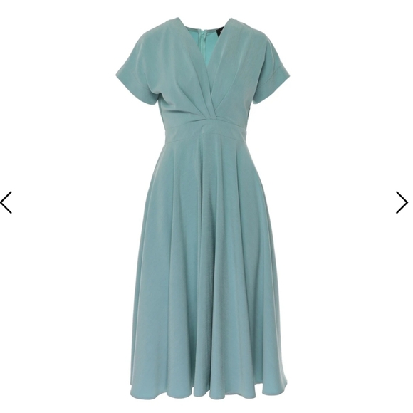 Wolf & Badger Midi Light Blue Cocktail Dress - Picture 5 of 5